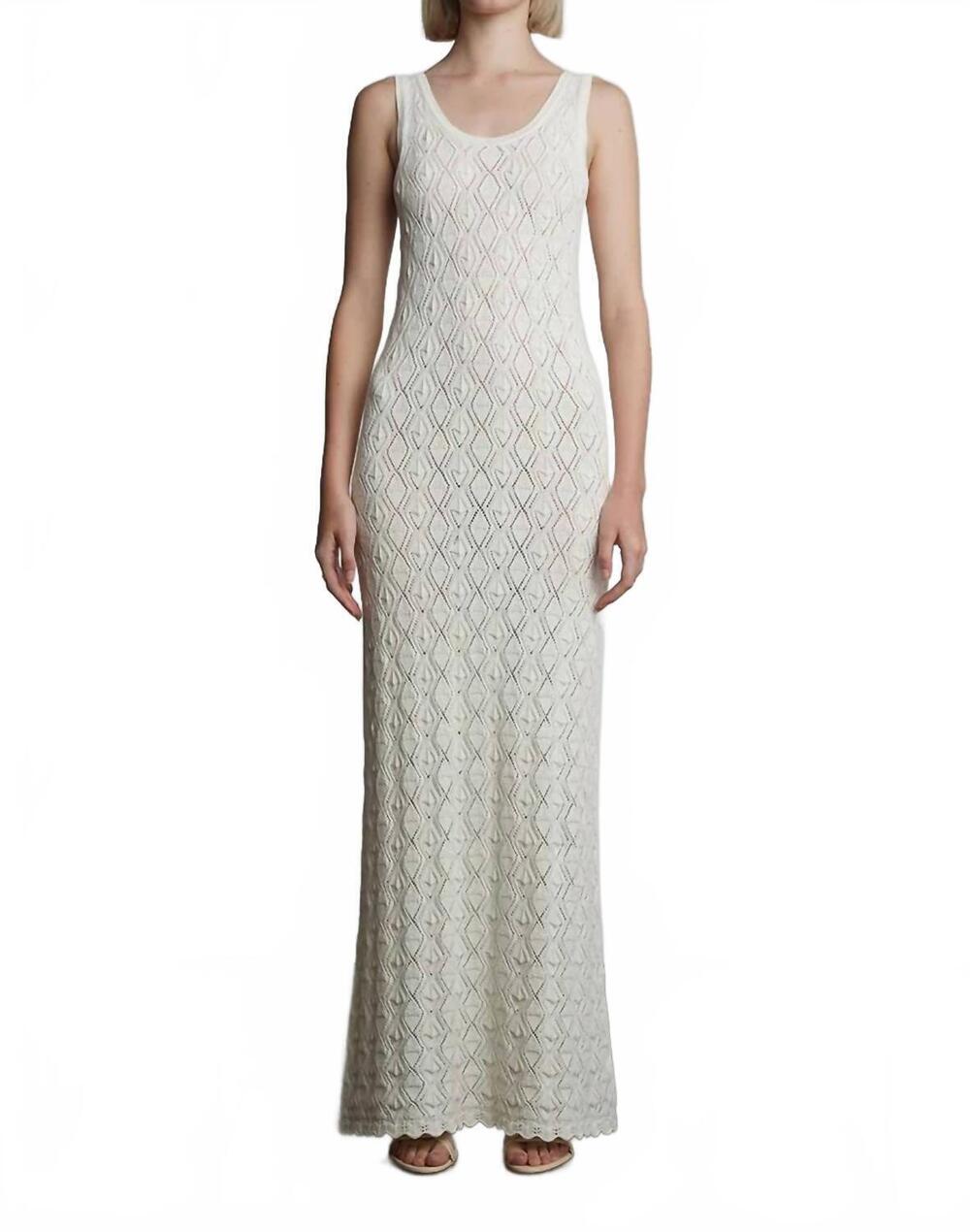 NEW ELEVEN SIX colette maxi dress in ivory